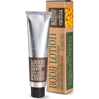 Sapunoteka Body Lotion Almond 165ml - Tělový krém s mandlovým olejem a bambuckým máslem