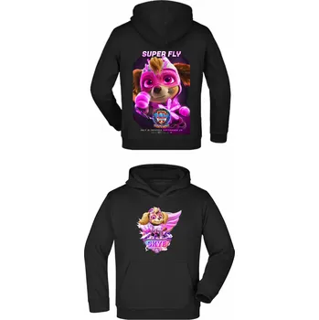 Dívčí mikina Mikina Skye Wallpaper Movie Barva: černá, Velikost: M