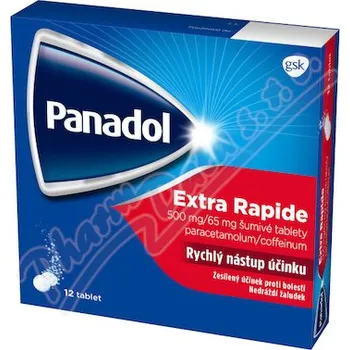 Lék Panadol Extra Rapide 500mg/65mg tbl.eff.12 I