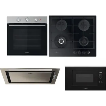 Set domácích spotřebičů WHIRLPOOL OMK38HU0X + WHIRLPOOL GOFL 629/NB1 + WHIRLPOOL WCT3 64 FLB X + WHIRLPOOL WMF200G