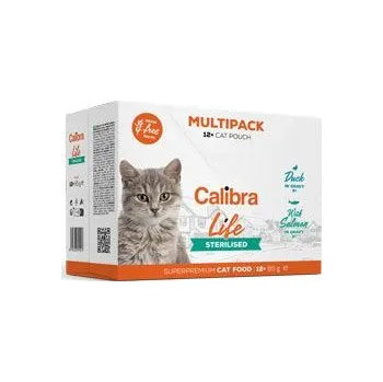 Krmivo pro kočku Calibra Cat Life&nbsp;kapsa Sterilised&nbsp;Multipack 12x85g