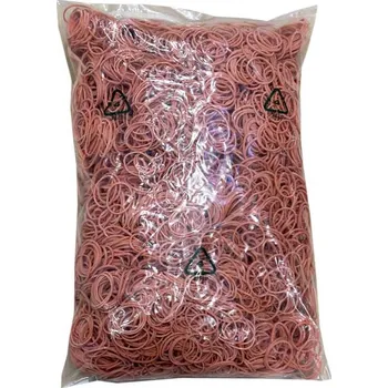 vázací gumičky 20mm, 1 kg - červené
