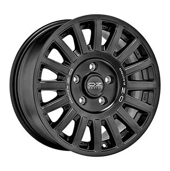 Auto-moto Alu kola OZ matt black+silver letteri MATT BLACK+SILVER LETTERING 9x21" 5x120 ET35 64,12