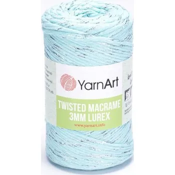 Galanterie YarnArt Twisted Macrame Lurex 3 mm 775 - mátová