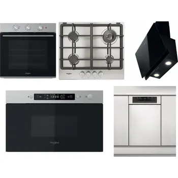 Set domácích spotřebičů WHIRLPOOL OMK38HU0X + WHIRLPOOL TGML 661 IX R + WHIRLPOOL WHVP 65F LM K + WHIRLPOOL MBNA910X + WHIRLPOOL WSBO 3O34 PF X
