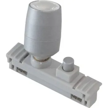 Příslušenství ke karavanu Posuvný modul Dimatec Spot - světlo s vypínačem barva stříbrná