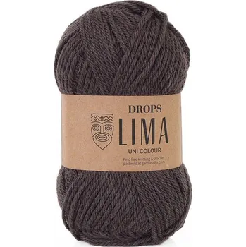 Příze Příze DROPS Lima uni colour 5610 - hnědá