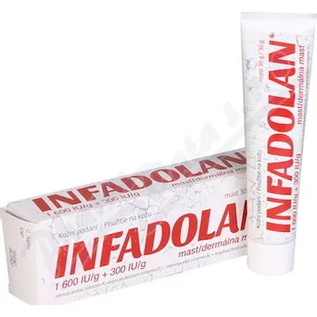 Lék na kožní problémy, vlasy a nehty Infadolan 1600IU/g+300IU/g ung.30g II