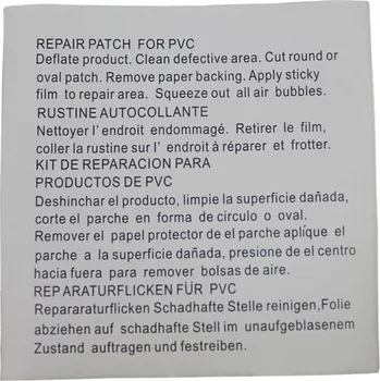 Pooltechnika Opravná nálepka na folii