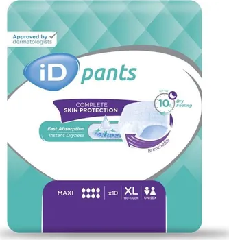 Inkontinenční kalhotky Ontex iD Pants Maxi N10 XL 10 ks