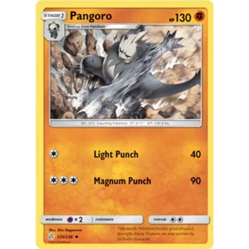 Sběratelská karetní hra Pangoro 120/236 - Cosmic Eclipse Typ karty: Non-Holo