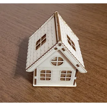 Vánoční dekorace Vánoční chaloupka malovaná