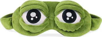 Škraboška na spaní Maska na oči na spaní žába s otevíracíma/zavíracíma očima