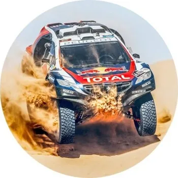 Jedlá dekorace na dort Auto Dakar - jedlý papír