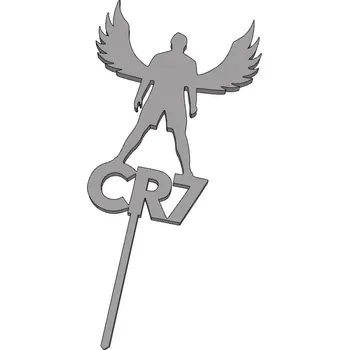 Ronaldo - plastový zápich - Světle zlatá