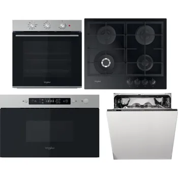 Set domácích spotřebičů WHIRLPOOL OMK38HU0X + WHIRLPOOL GOFL 629/NB1 + WHIRLPOOL MBNA910X + WHIRLPOOL WIO 3T133 PE 6.5
