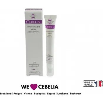 Péče o oční okolí CEBELIA EYE BRIGHTENING 10ml - Péče o OČNÍ okolí v BOJI proti PIGMENTOVÝM TMAVÝM KRUHŮM