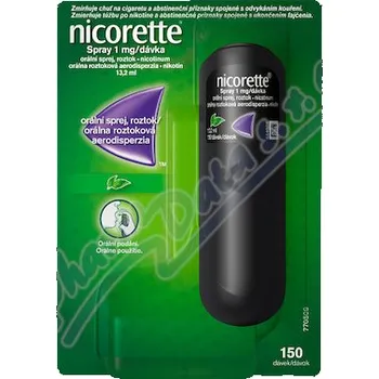 Odvykání kouření Nicorette spray 1mg/dáv.orm.spr.sol.1x13.2ml
