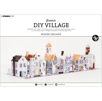 kreativní sada Studio Light Essentials DIY Village A4