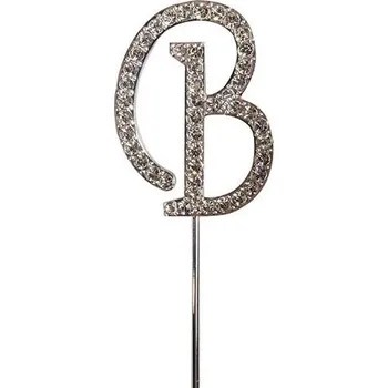 Party dekorace Diamantové písmeno - B