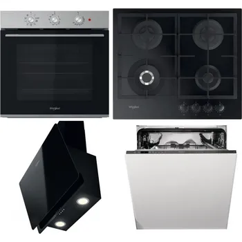 Set domácích spotřebičů WHIRLPOOL OMK38HU0X + WHIRLPOOL GOFL 629/NB1 + WHIRLPOOL WHVP 65F LM K + WHIRLPOOL WIO 3T133 PE 6.5