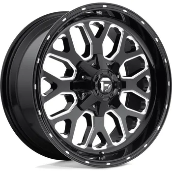 Alu kolo Fuel D588 TITAN disk 22x14 8x165.1 125.1 ET-75, Gloss black