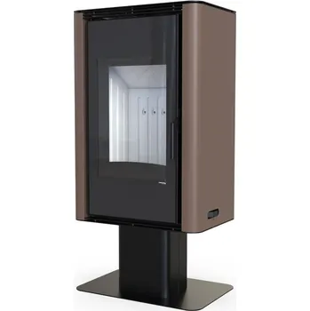 Krbová kamna Krbová kamna DEFRO HOME SOLUM TOP - hnědá