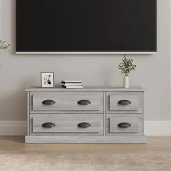 Obývací pokoj vidaXL TV skříňka 100 x 35,5 x 45 cm kompozitní dřevo [816454] Barva: šedá sonoma