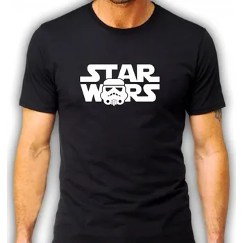 Pánské tričko pánské tričko STAR WARS Stormtrooper logo XXL Bílá