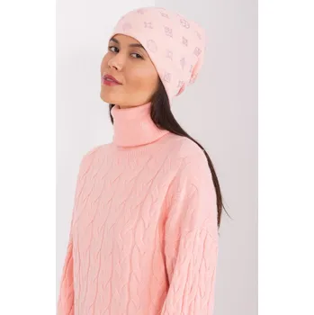Čepice Čepice s kašmírem Wool Fashion Italia světle růžová EU velikost: Univerzální