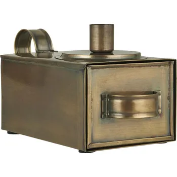 Svícen Ib Laursen svícen se zásobníkem na svíčky, bronzový