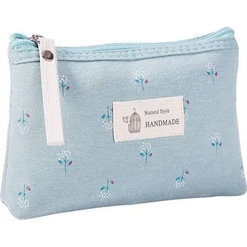 Kosmetická taška Barevná plátěná kosmetická taška - Zelená