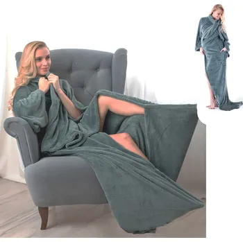 Figurka Apex® Mikroplyšová županodeka Apex Deluxe - Šedá