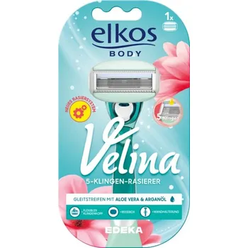 Elkos Body Velina 5-břitý holicí strojek + 1 hlavice Německo