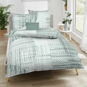 Povlečení Kaeppel | Povlečení flanel Supreme nefritové, 140x200, 70x90