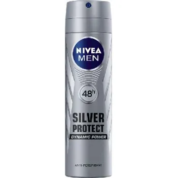 Masážní přístroj Nivea Deodorant SILVER PROTECT DYNAMIC POWER pánský sprej 150ml