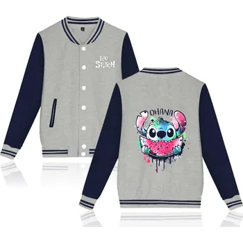 Chlapecký svetr Lilo & Stitch Dětská pohodlná mikina s potiskem na motivy roztomilé pohádky Lilo a Stitch (vel. 110 - 160) Barva: šedá 2, Velikost: 120