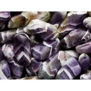 Tromlované drahé kameny - Ametyst 100 g velikost: XL