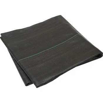 Toptrade Mulčovací tkaná fólie černá 70 g/m2, 2 x 10 m