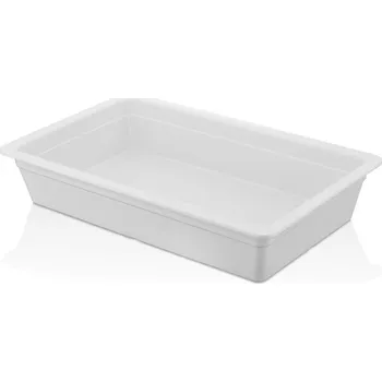 KULSAN MELAMÍNOVÁ GASTRO MISA 53X32,5X10CM BÍLÁ