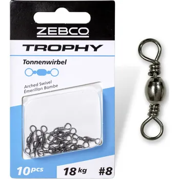 Obratlík Zebco Trophy Arched Swivel 10ks 12kg #12