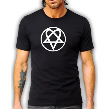 Pánské tričko pánské tričko HIM HEARTAGRAM L Bílá