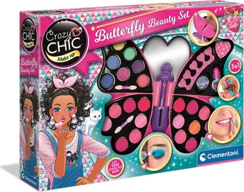 dětské šminky a malovátka Clementoni Crazy Chic Motýl make-up