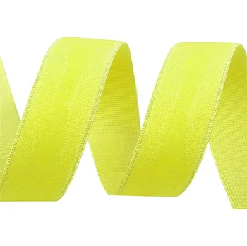 Textilní guma Pruženka šíře 20 mm se silikonem neon žlutozelená