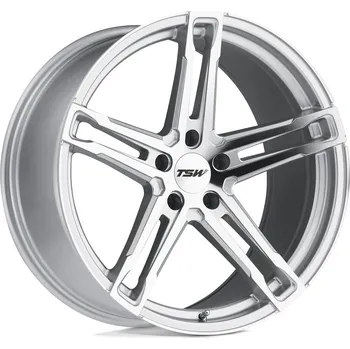 Alu kolo TSW MECHANICA disk 20x9 5x120 76.1 ET15, Silver
