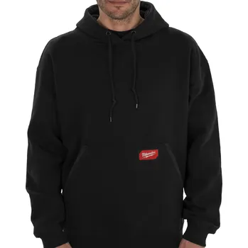 Oblečení a móda MILWAUKEE Pracovní mikina s kapucí černá WHB (S)
