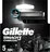 Gillette Mach3 Charcoal náhradní hlavice, 5 ks