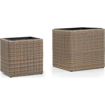 Květináč Nábytek Texim Sada 2 ks zahradních květináčů HAREN