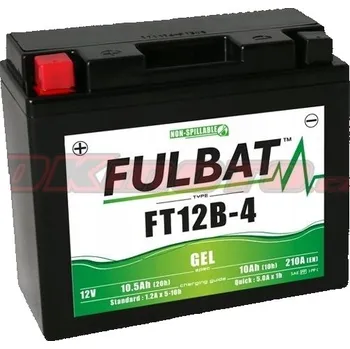 Auto-moto baterie Motobaterie FULBAT FT12B-4 GEL - Ducati Multistrada 950 S Touring, 950ccm - 19-20