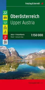 Automapa: Horní Rakousko 1:150 000 - Freytag & Berndt [DE, EN] (2016)